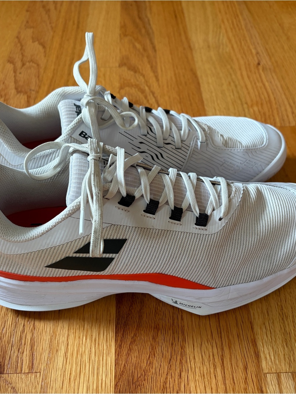 Men’s Babolat Jet Jere White Tennis Shoes size 11